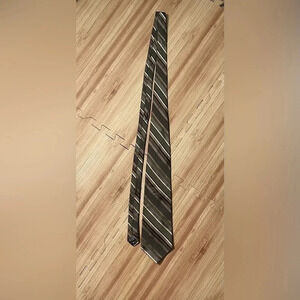 Pronto Uomo 100% Silk Multi Color Diagonal Line Men's Tie